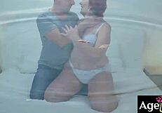 Rob says, 'I'll make Granny Marsha wet for my massive cock!'