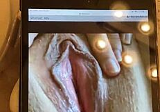A hot milf masturbates and has an orgasm with a hand job