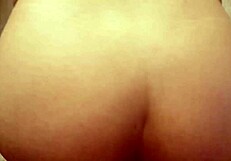 Black Top Cums on White Bottom Ass