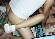 While we were resting, she started touching my arm because she wanted to be hugged