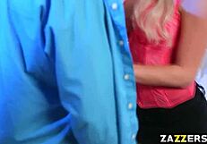 Destiny dixon performs blowjob on sean lawless in front of her husband