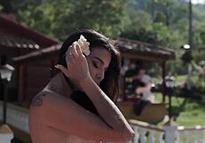 i’m obsessed with this colombian latina’s nude pool show