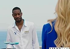 Vixen Asbhy's intense gay blowjob with older man