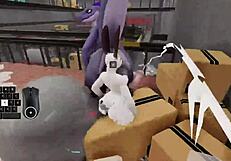 churn vector gameplay with furry characters in 3d world