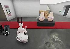 churn vector gameplay with furry characters in 3d world