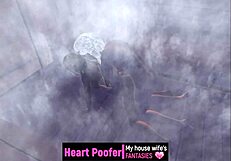 Relaxing in the sauna with friends