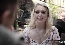 Kinky Teen Stepdaughter Spitroasted With Cum In Mouth