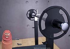 My cute roommate bends over for rough dildo riding in the bath, cumming hard on monster cock!