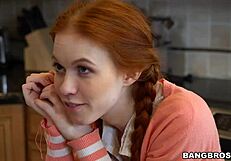 redhead teen studies with math tutor