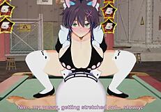 koikatsu features a cat girl in a detailed sex scene with big tits and ass