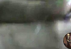 Ebony toes tease cock