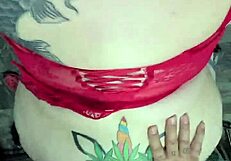 Anastasia Rain's Amateur Pussy Fucking With Tattoos!