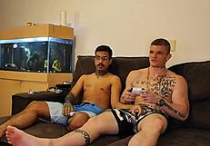 Bisexual Emo Friend Sucks Cock After Video Game