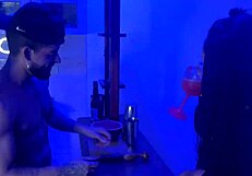 Sucked Bartender Hisak Deliciously!