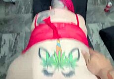 Anastasia Rain's Amateur Pussy Fucking With Tattoos!