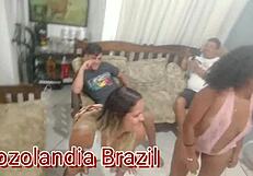 Wild Night of Fun at the Swing Couple's House With Big Cocks and Facials!