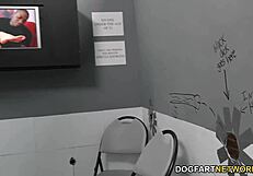 Natasha Nice Explores Anal with Huge Black Cock at Gloryhole