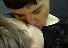 Aussie Amateur Tongues Hairy Delight in Outdoor Action