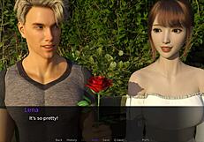 Nudist School Part 9: Date With Lena On Beach