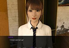 Nudist School Part 9: Date With Lena On Beach