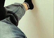 thin legs in jeans are just sexy - depravedminx