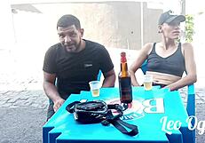 I got the drunk crossdresser horny and fucked her pussy hard