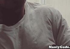 Hunky Gay Couple Rims Ass