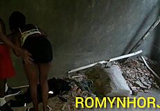 Construction worker in Rio finds horny stepdaughter alone and fucks her passionately