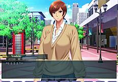 Squeeze the MILF's tits hard in episode 2