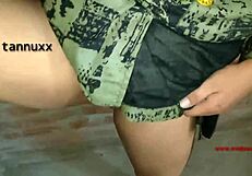 Young Indian couple enjoys outdoor sex and oral pleasures