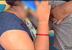 Stepmom gets caught while talking to dad