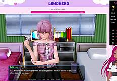 Vtuber Lewdneko Moans Through Harem Hotel's Intense Scenes?