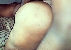 A curvaceous amateur with a big black ass gets fucked by a big cock