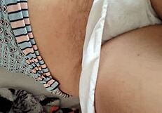 Horny Girl Orgasms In Her Panties Without Removing Them!