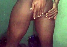 strip teasing turns fun when the neighbor watches you twerk your tight ass