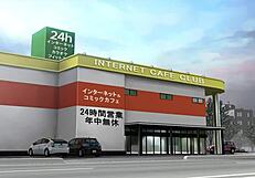 Detailed scene with schoolgirl in anime style