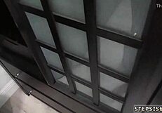 Hd teen anal and facial cumshot for the suspended step sis!