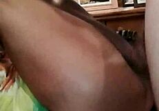 In this cuckold story, the old slut gets bred with creampie on her small tits