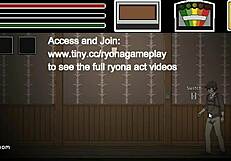 man seduces pretty lady in lustful spirit hunt ryona hentai gameplay