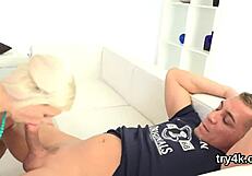 kissable girl blows in pov