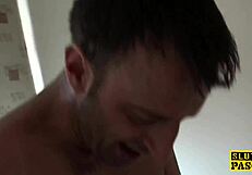 Big-Titted British Gran Gets Rough Domination and Facial