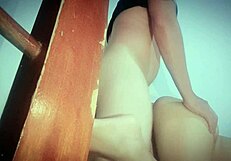 i love this african american girl's big booty