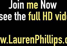 Hot Red Head Lauren Phillips Loves Her Dick Toy In Her Ass