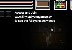 man seduces pretty lady in lustful spirit hunt ryona hentai gameplay