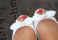 Intimate webcam session on Facebook.