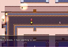 Japanese anime hentai features big tits in cuckold game with old man