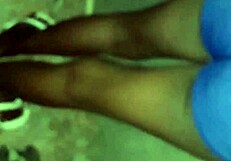 Skinny latina milf sucks monster cock at construction party