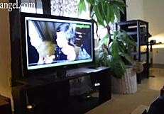 Lexy Gold Suggestively Engages in Double Penetration and Bukkake