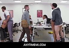 Anytime4k - Free Use Office! Crush Breaks Heart Again!
