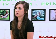 petite beauty bound and fucked at audition?